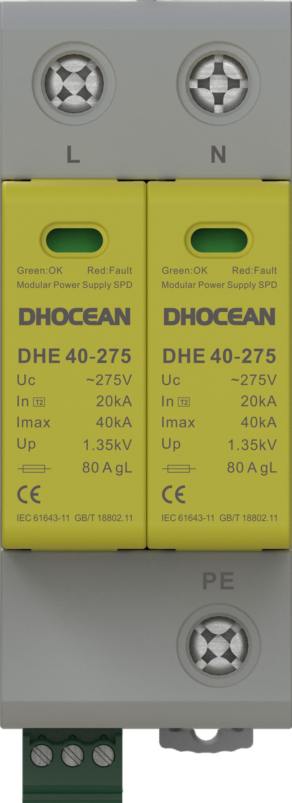DHE-40-275(2+0)-FM