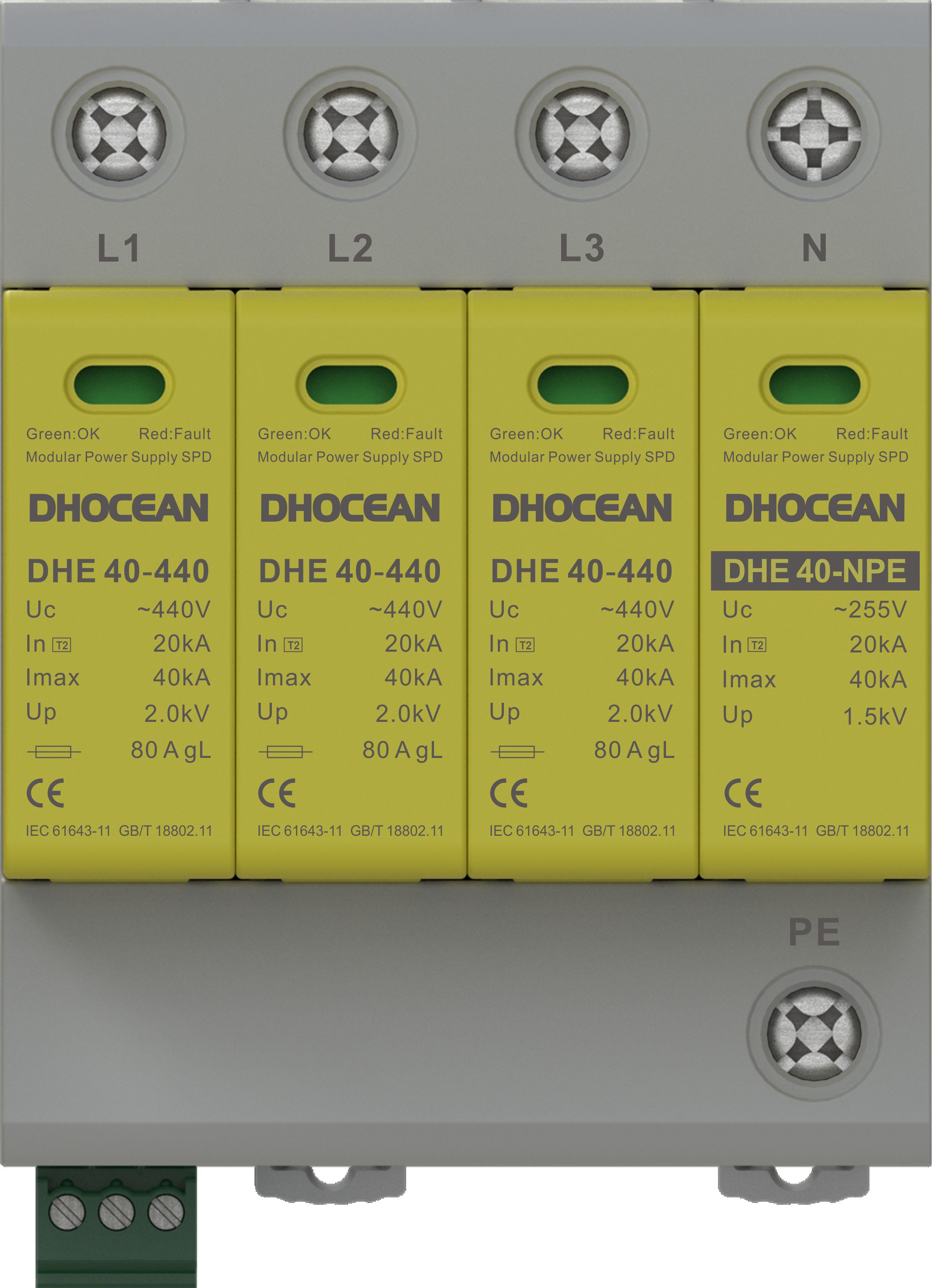DHE-40-440(3+1)-FM